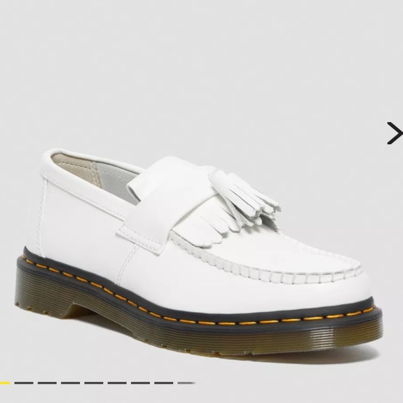 Dr. Martens ADRIAN YELLOW STITCH LEATHER TASSEL LOAFERS ! NWT. Various Sizes - Picture 2 of 13